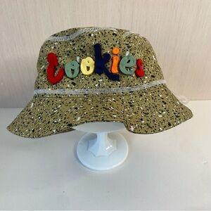 NWOT Cookies On The Block Bucket Hat 100% Cotton Multi Color S/M